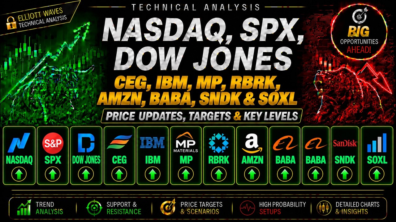 NASDAQ, SOX, DOW JONES, MIR, DTE, AVGO, ASML, SOXL, SMH, DXY, IREN | PRICE UPDATES & TARGETS