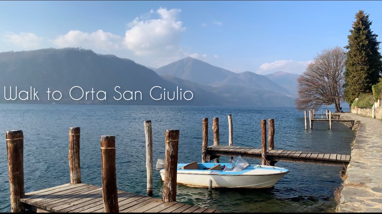 Walking to Orta San Giulio, Italy 🇮🇹 Lake Orta 2023