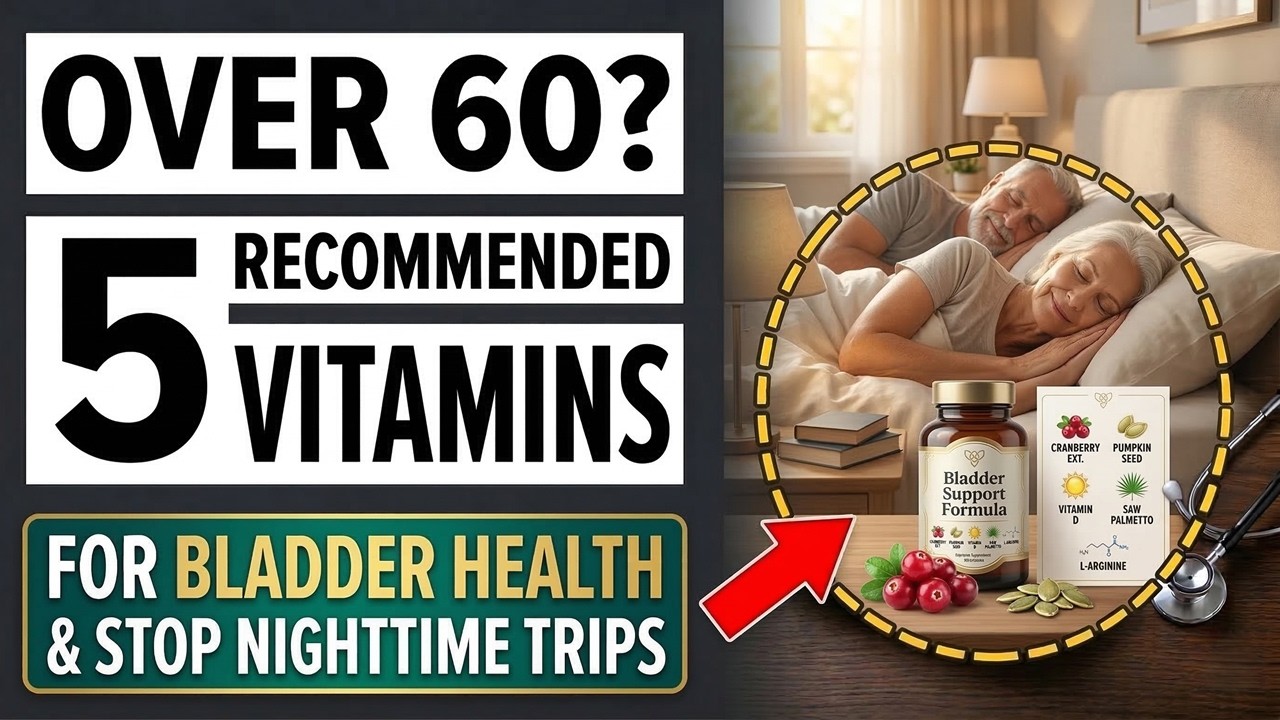 Stop Nighttime Bathroom Trips: 5 Vitamins That Support Bladder Health