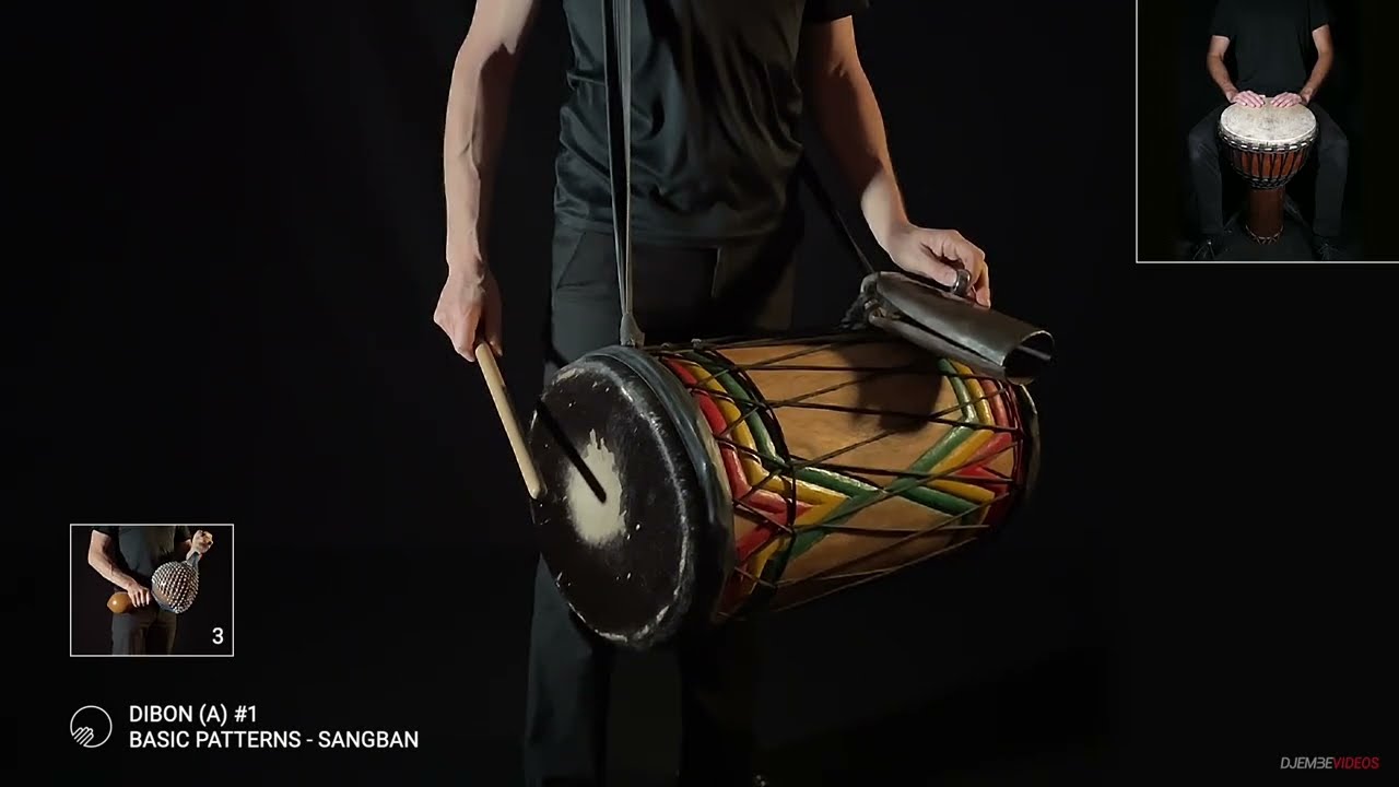 DIBON A [KASSA] - Basic Patterns - Sangban | Learn Djembe + Dunun Online