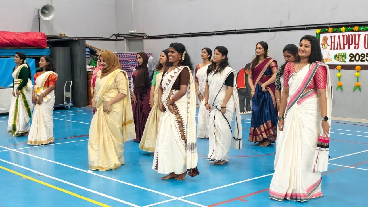 Onam dance at school| UAE| Ajman |onam 2025 |teachers dance | Dubai | Tamil Malayalam |maveli|monica