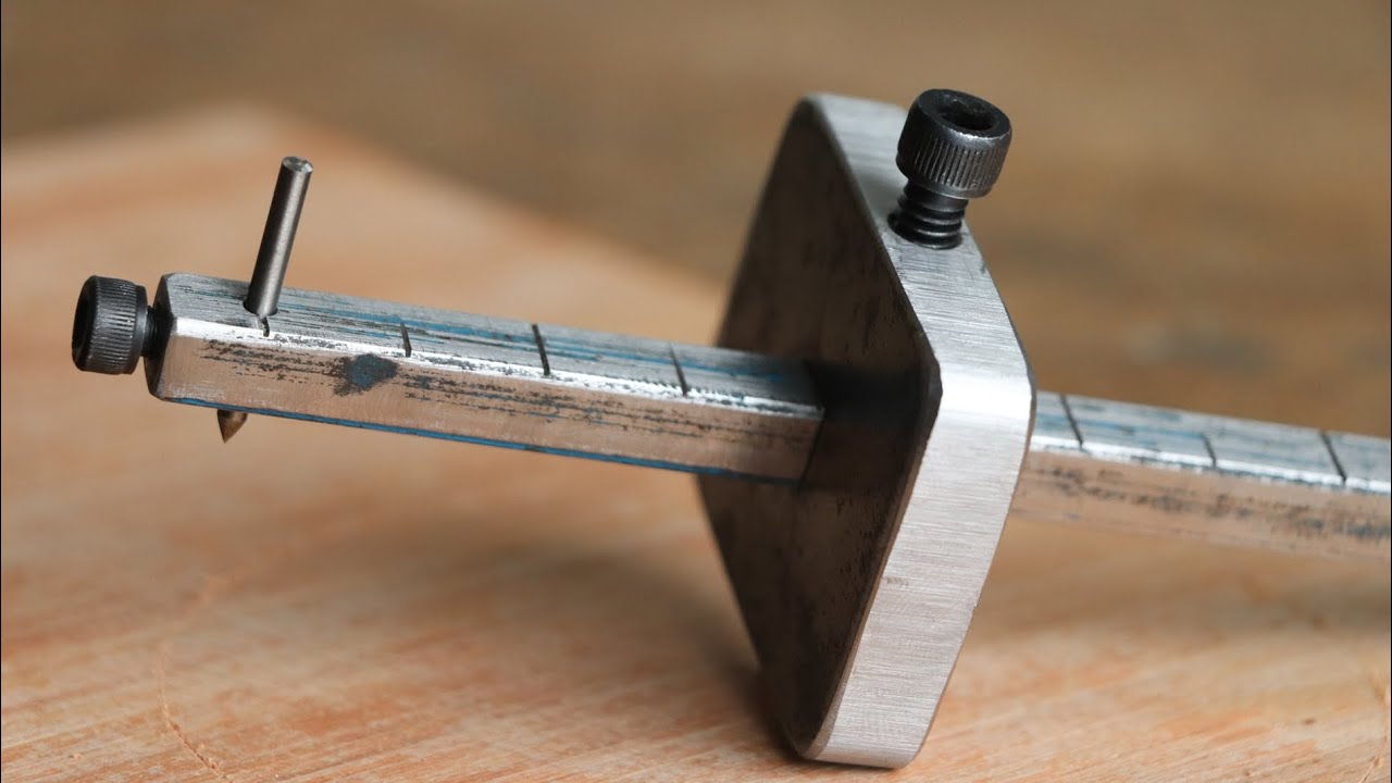 Make A Marking Gauge For Wood And Metal || DIY Marking Tool