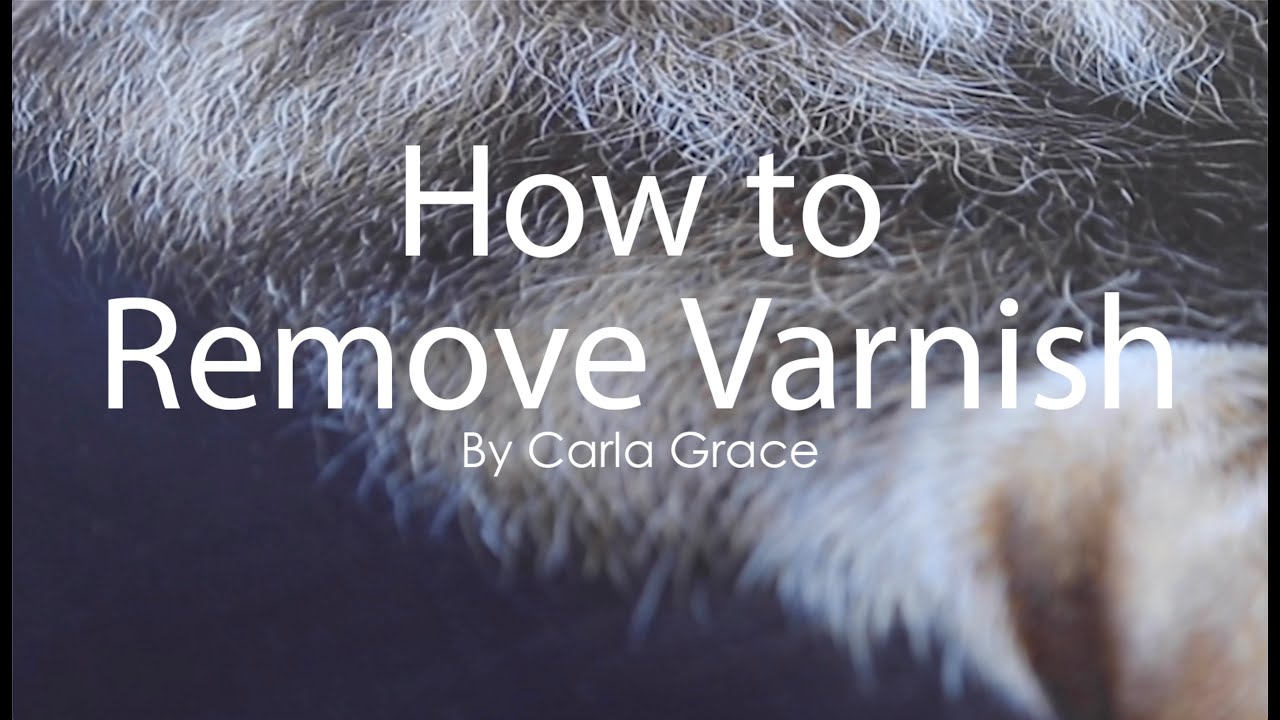 How to Remove Varnish from a smooth painting