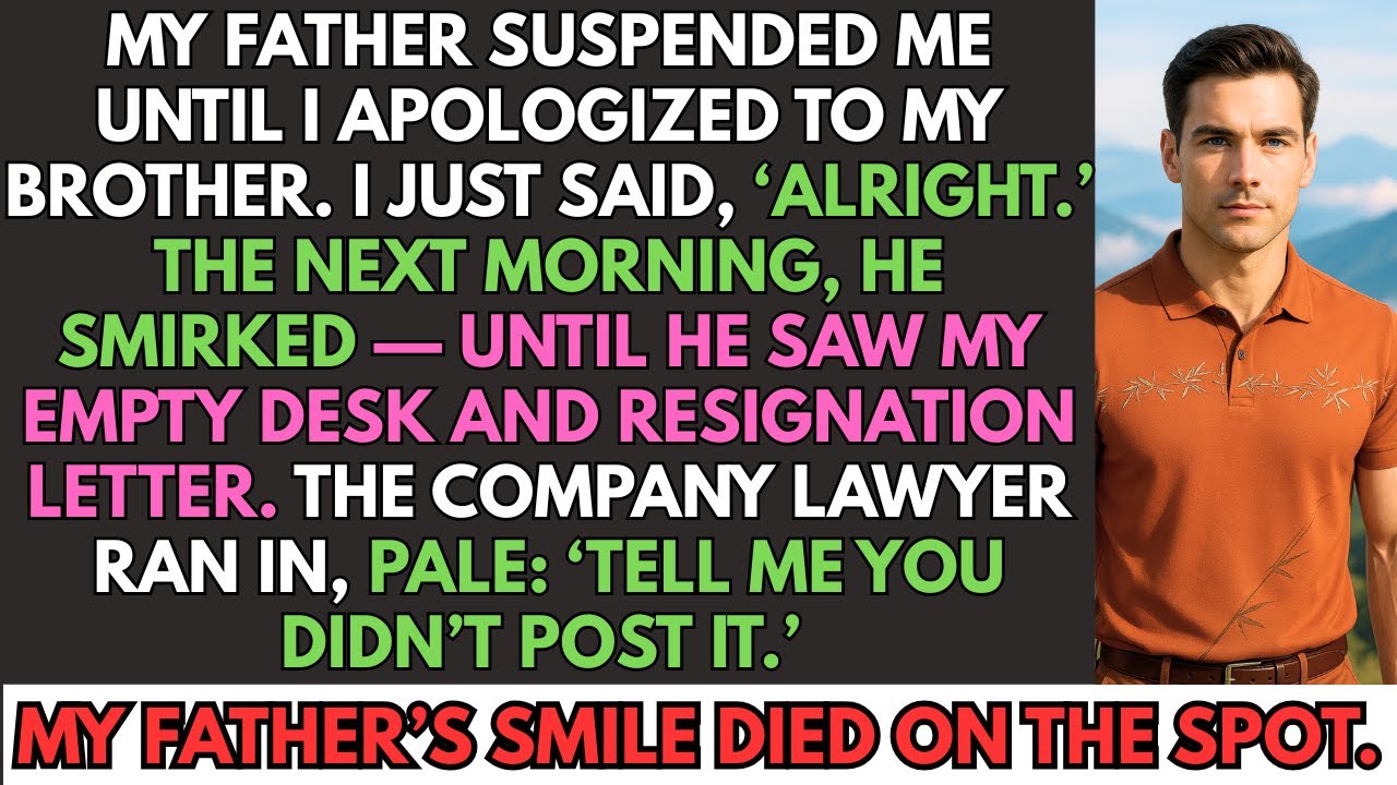 Dad Suspended Me Before The Whole Company—Next Day, His Lawyer Made Him Turn Pale.