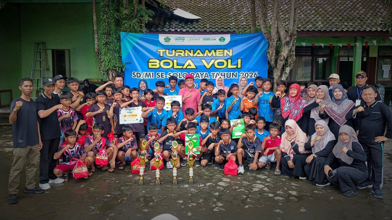 Alhamdulillah Juara 3 Turnamen Bola Voli SD/MI se-Solo Raya Tahun 2026 | MIN 4 BOYOLALI