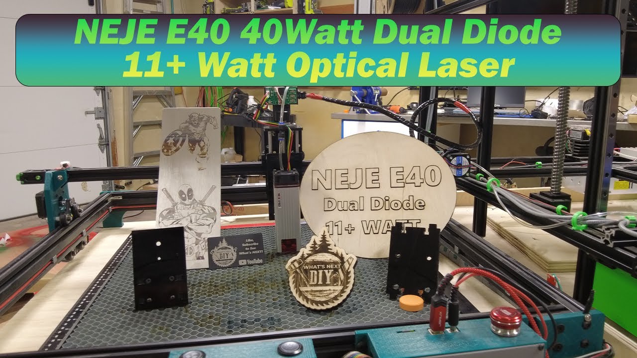 NEJE E40 40Watt Dual Diode Laser Review and Unboxing
