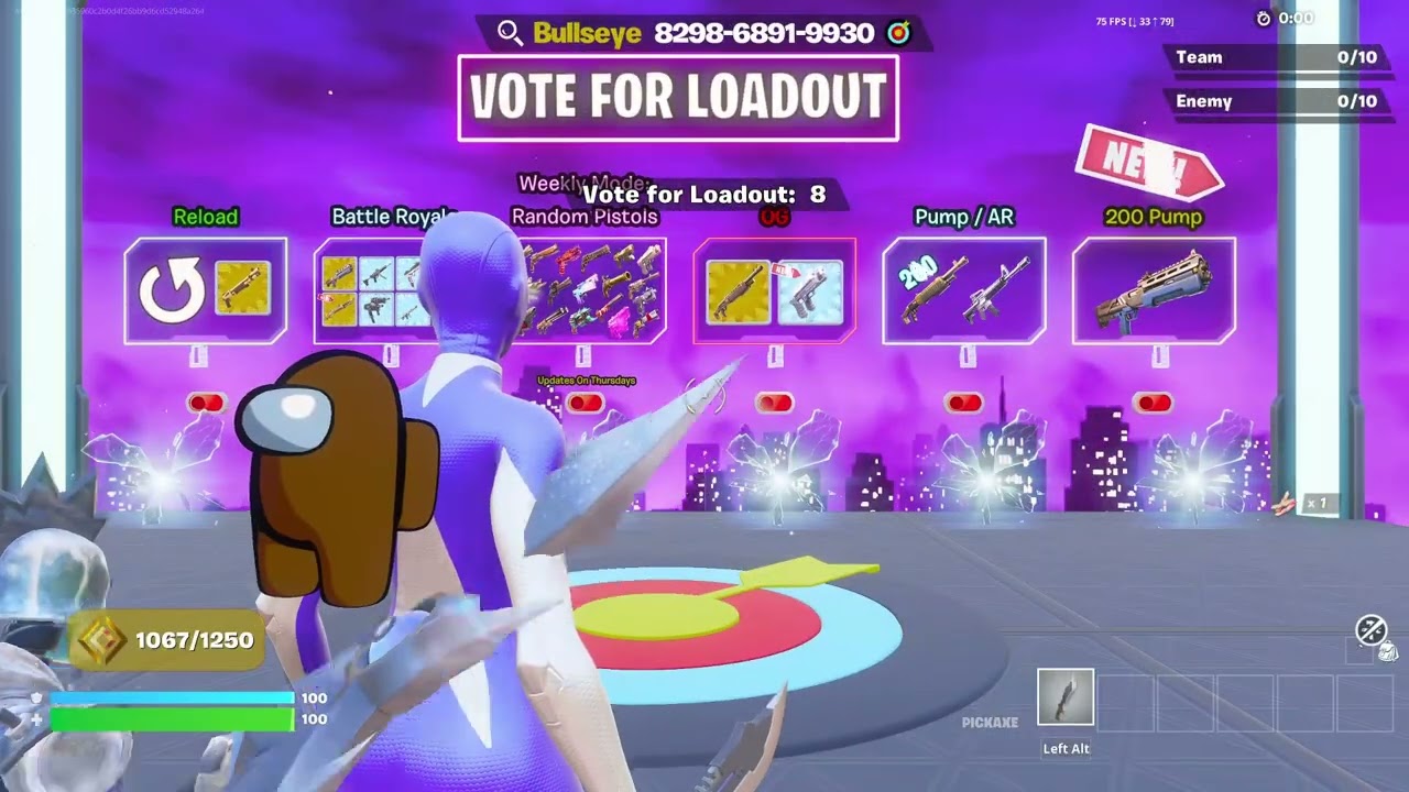 1v1 peice control in fortnite