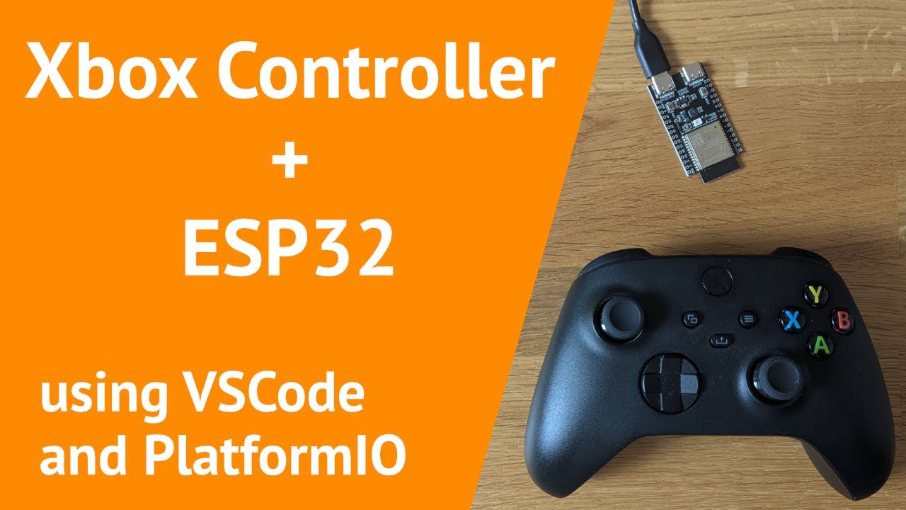 How to Connect an Xbox Controller to ESP32 Using VSCode and PlatformIO