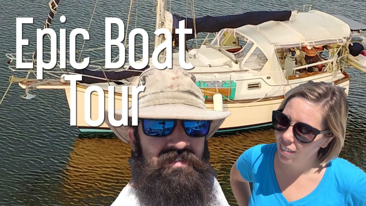 Epic Boat Tour of our Island Packet sailboat - The Boat Life liveaboard travel vlog