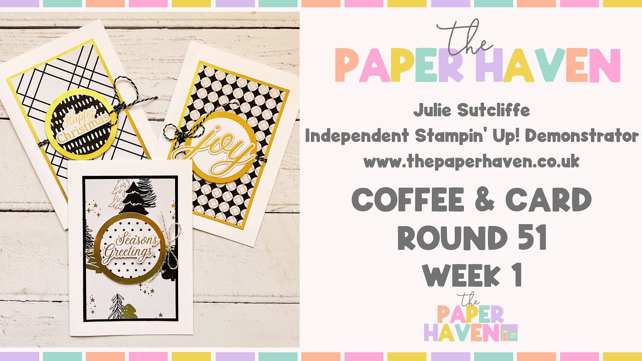 Кофе и открытки, раунд 51 — неделя 1 — с Джули Сатклифф из The Paper Haven