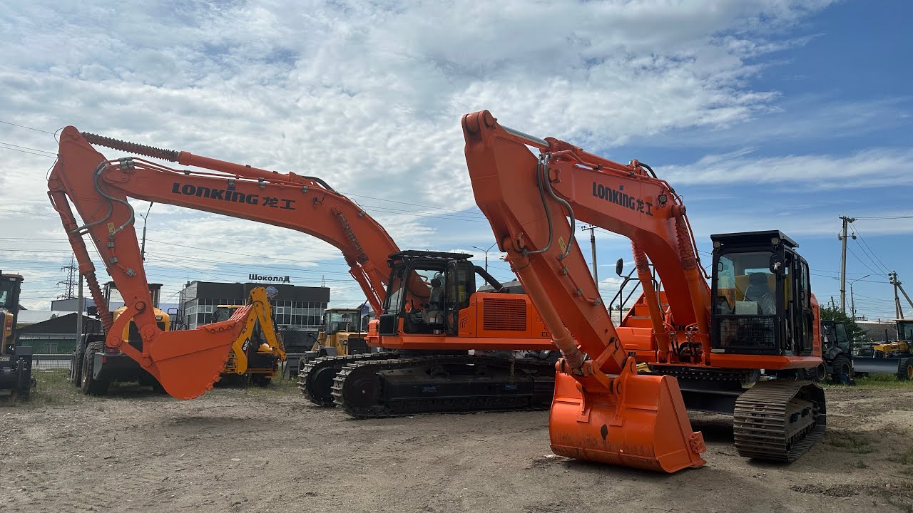 Сравнение экскаваторов Lonking, CDM6266 и CDM6490