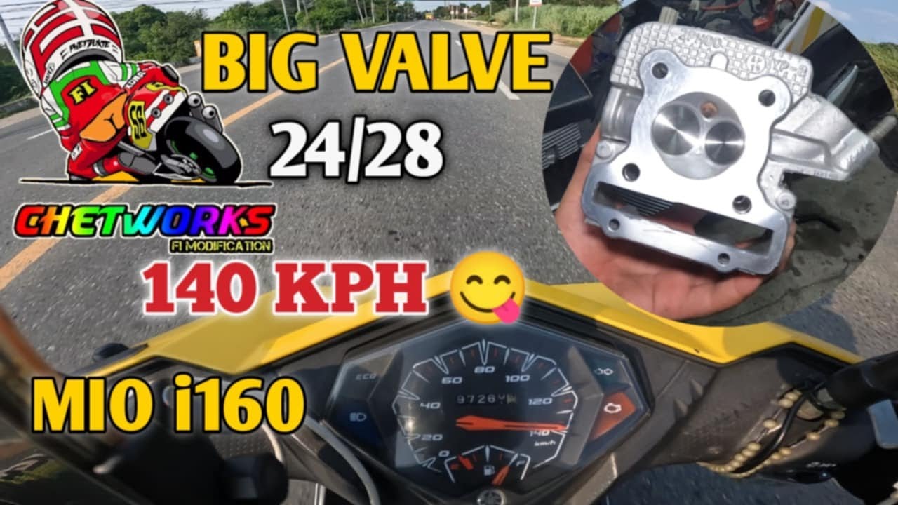 TOURING SET BIG VALVE HEAD 24/28 MIO I 160CC