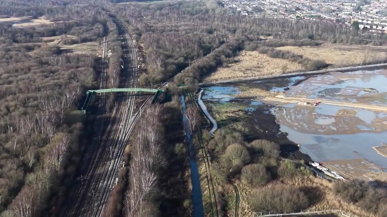 Drone Flight Over Warren Park Bessacarr