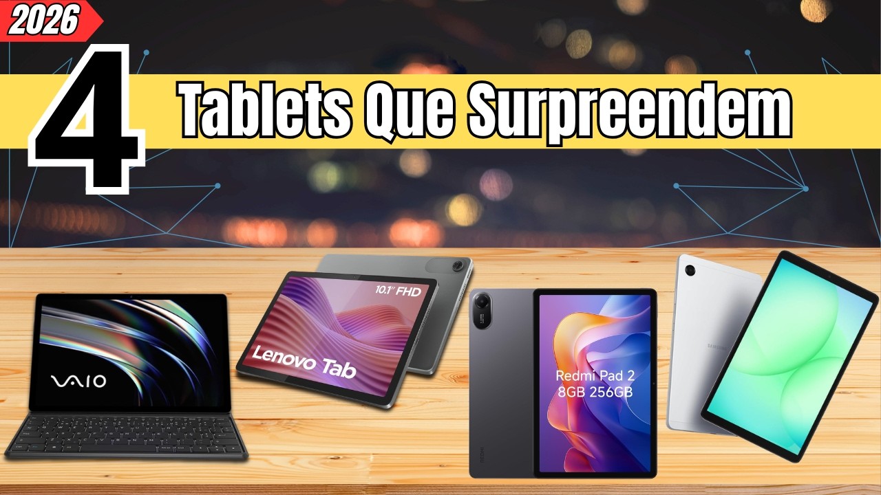 TOP 4 Tablets Perfeitos Para Estudar em 2026 | Qual Tablet Comprar?