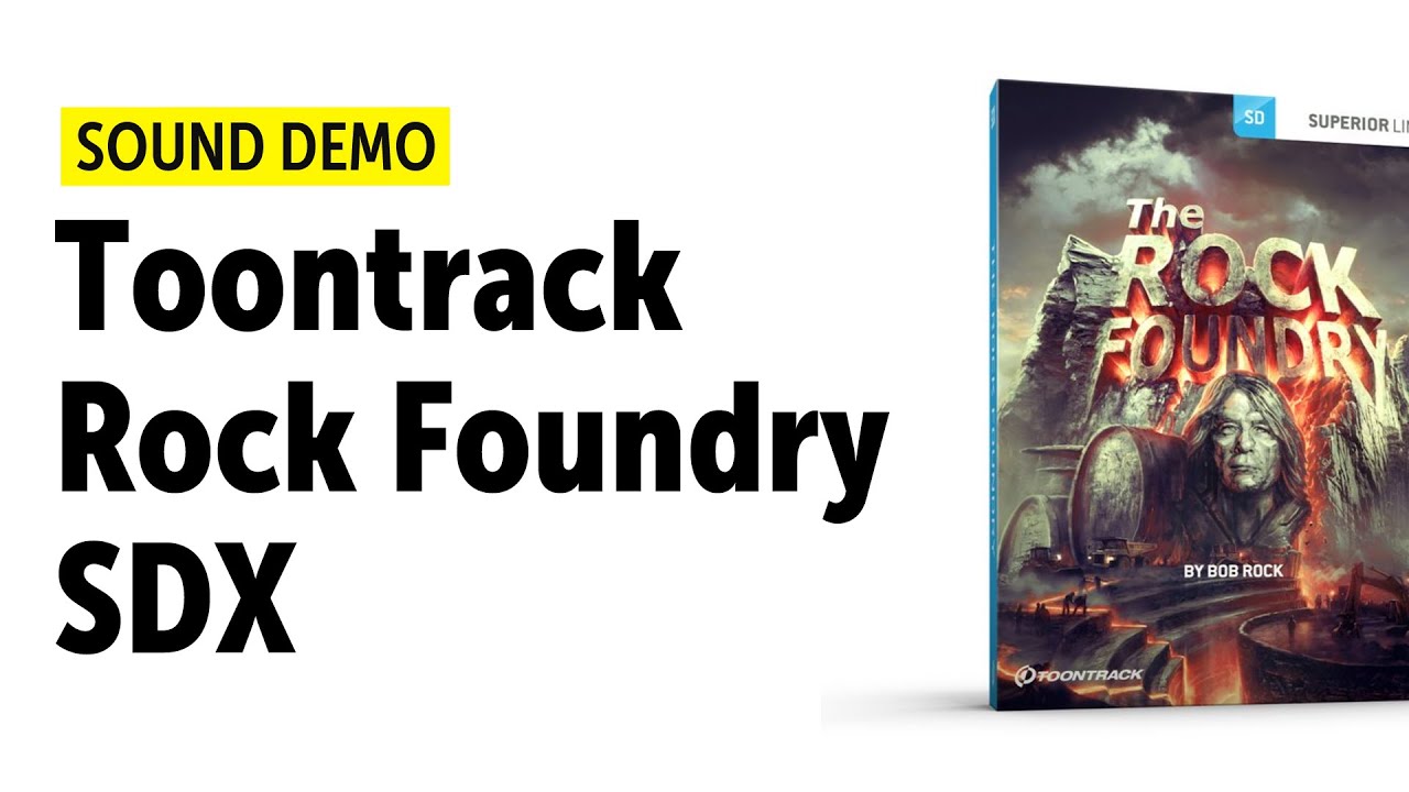 Toontrack Rock Foundry SDX Sound Demo (no Talking)