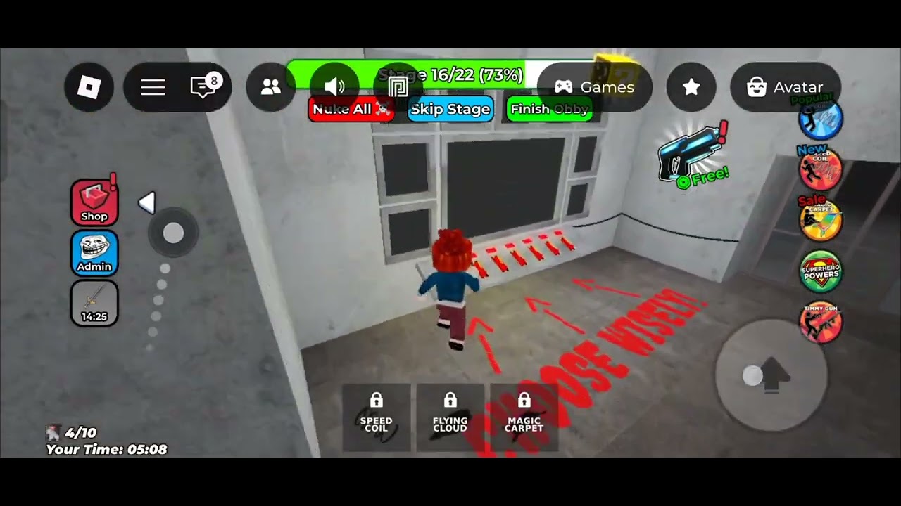 Roblox run from annabelle horror obby 