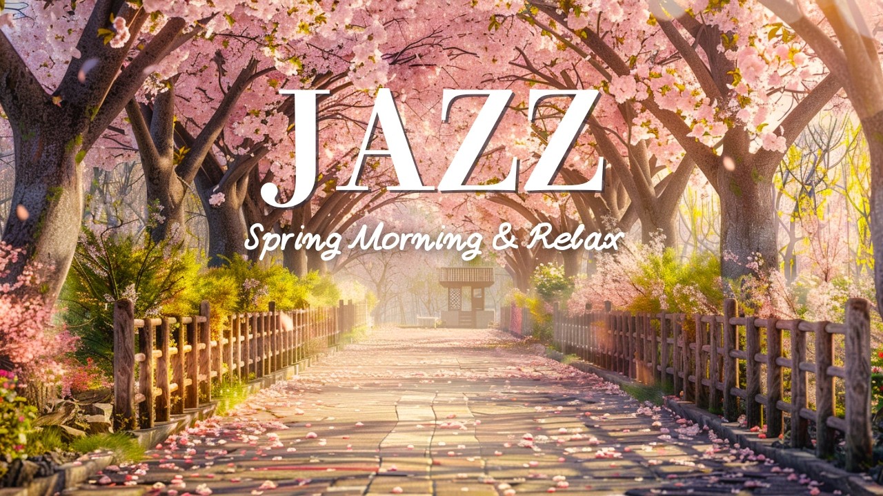 Spring Morning Jazz Café 🌸 | Calm Focus Music