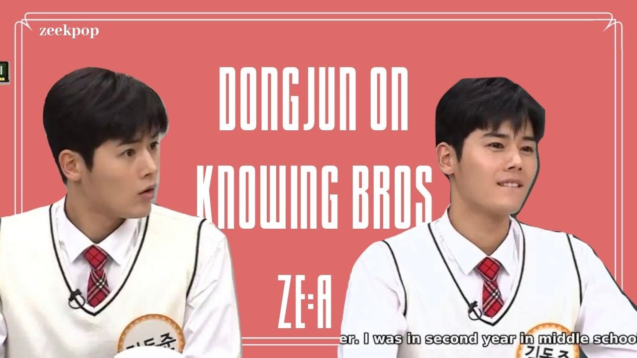 Dongjun on Knowing Bros