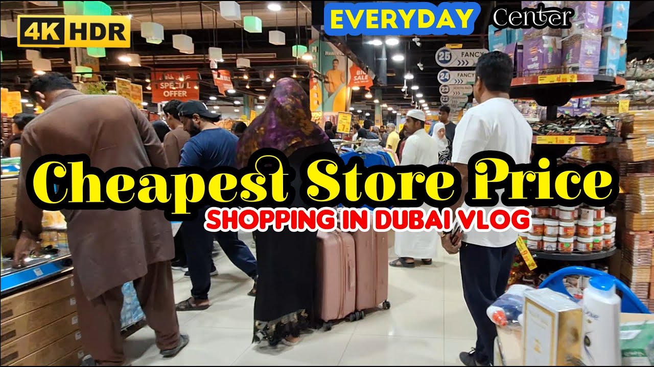 Shopping Haul In Dubai Vlog, Shop With Me At Sharjah Cheapest Store, Everyday Center With Price