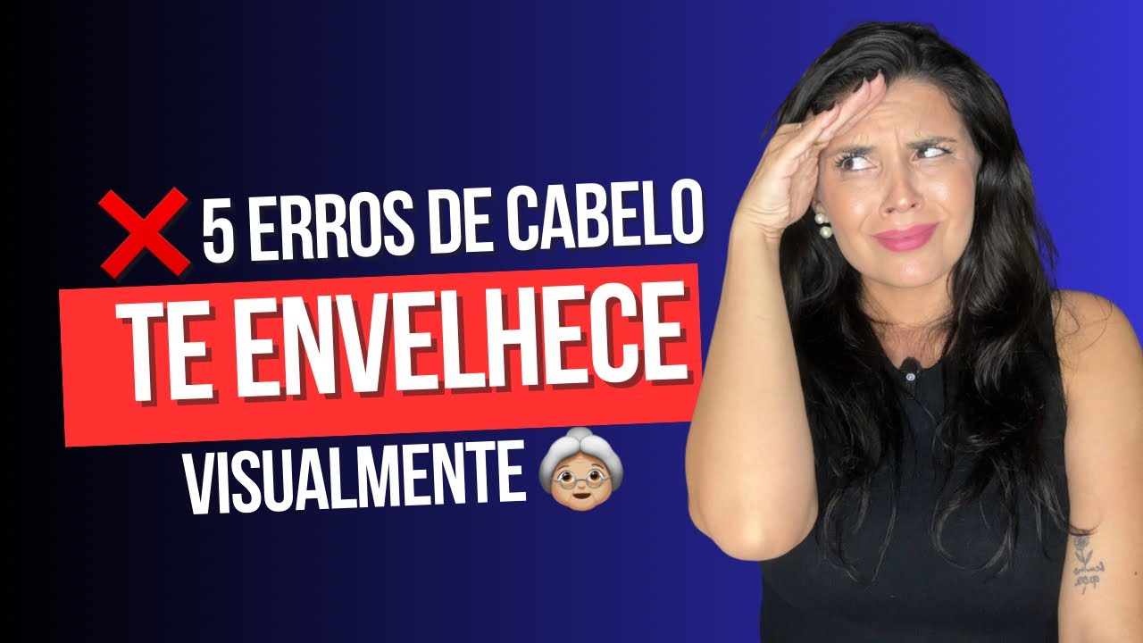 5 erros de cabelo que te envelhece visualmente 👵🏼 &bull; Dicas de moda e estilo