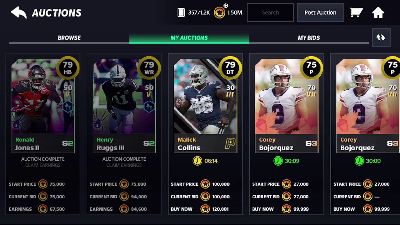 Madden mobile 21 master series