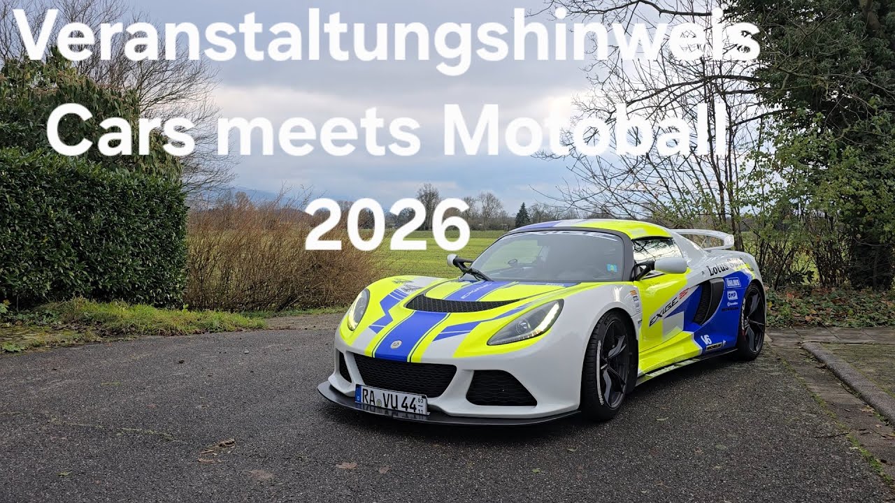 Cars meets Motoball 2026 Veranstaltungshinweis