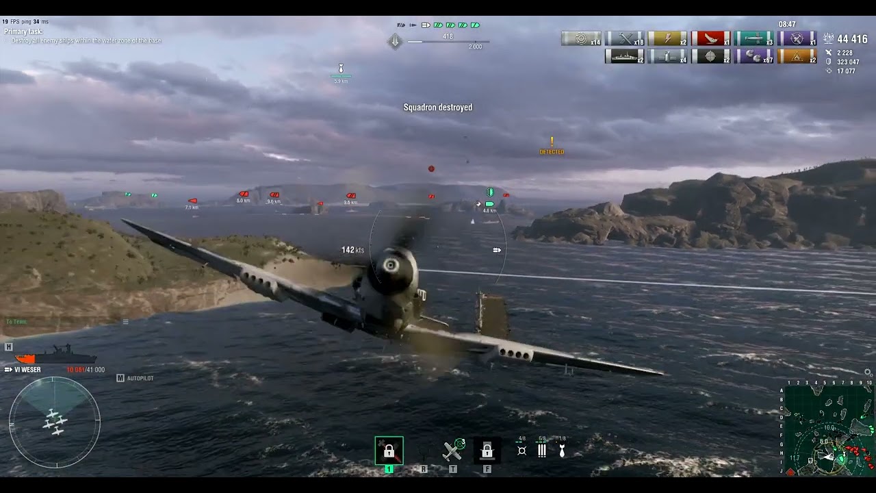 Tier 6 German Carrier Weser Personally, my favorite carrier to play