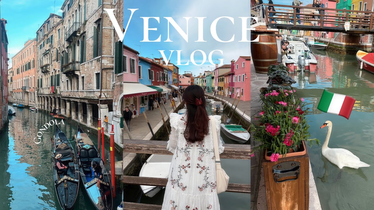 Venice vlog🇮🇹 美しい水の都ベネチアへ🚣‍♀️食べて歩いて大満喫の３日間 | ゴンドラ | おすすめのレストラン・カフェ | 家族旅行