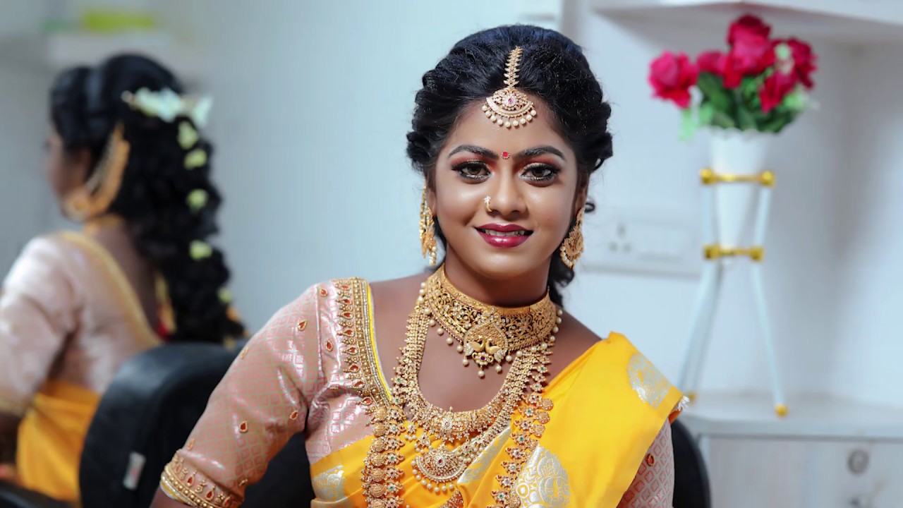 Dusky bridal Makeover |  Dark Skin Makeover |  Ponni Makeup Artistry |