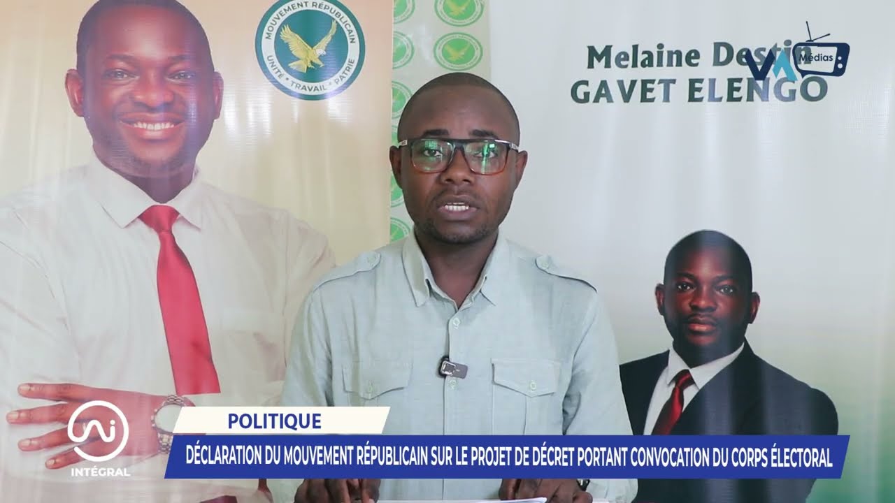 LE MOUVEMENT RÉPUBLICAIN DÉNONCE UNE CONVOCATION ÉLECTORALE « OPAQUE ET PRÉCIPITÉE 