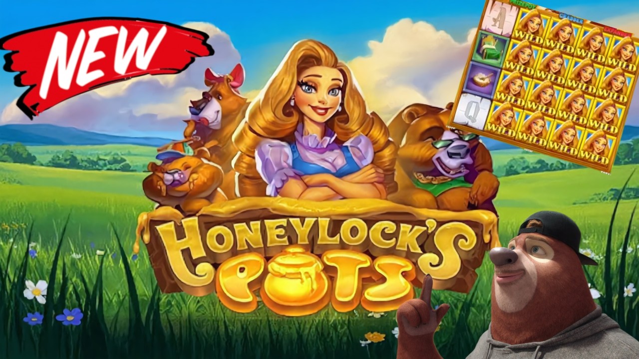 ОГРОМНЫЙ ВЫИГРЫШ на первом взгляде на Honeylocks Pots от Quickspin! Бонусная покупка и огромные в...