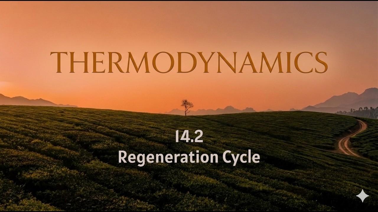 Thermodynamics 14.2 Regeneration Cycle