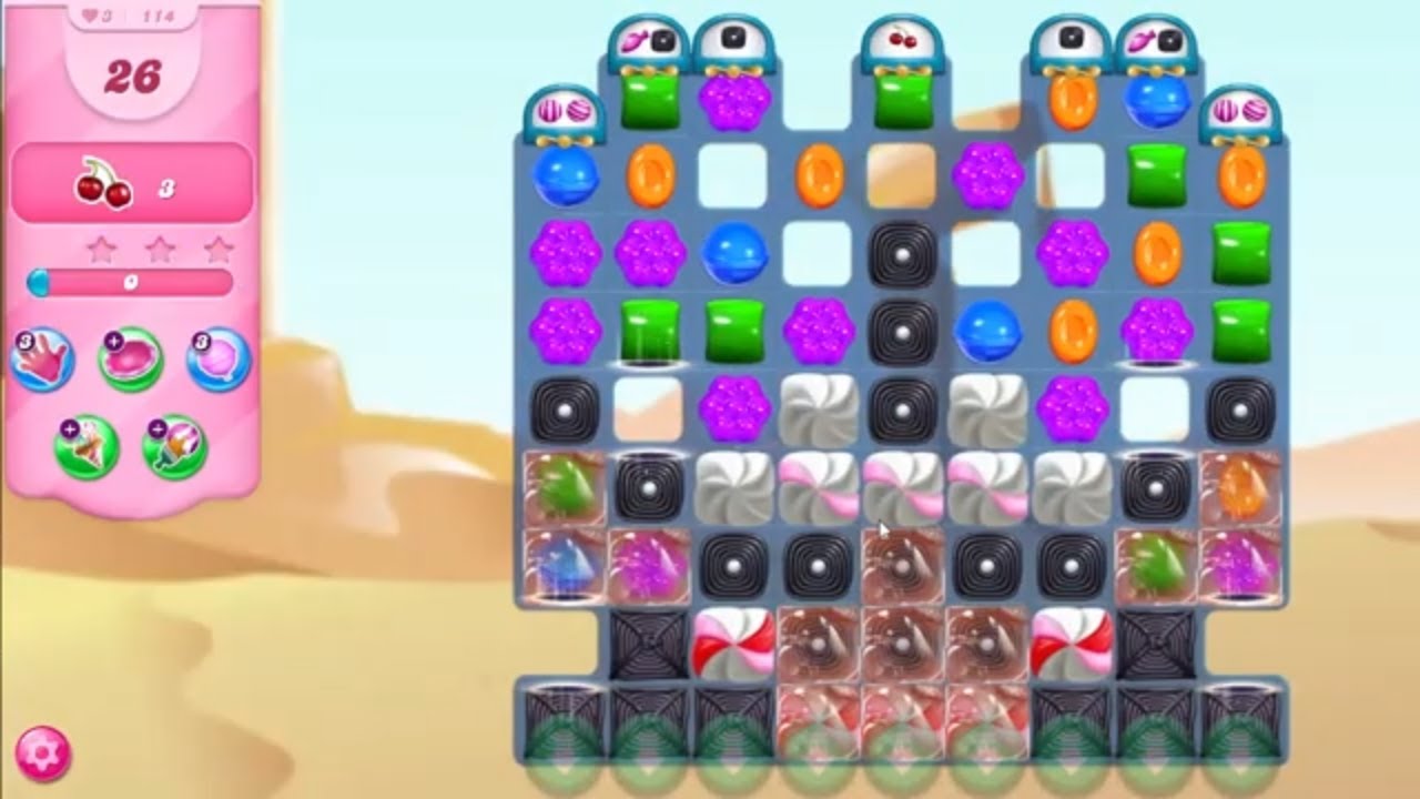 Candy Crush Saga LEVEL 114 NO BOOSTERS (new version)