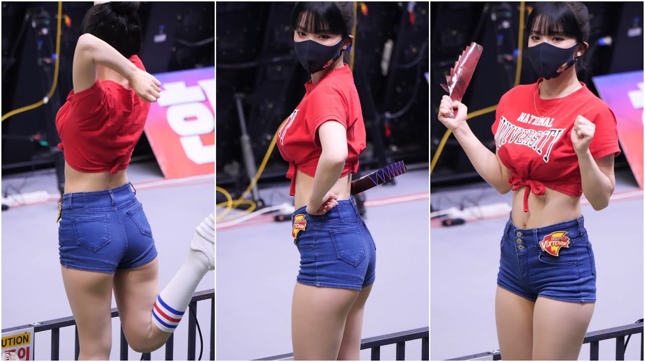 [4K] 귀여운 리액션ㅋㅋ 이다혜 치어리더 직캠 Lee DaHye fancam 한국전력빅스톰 220108