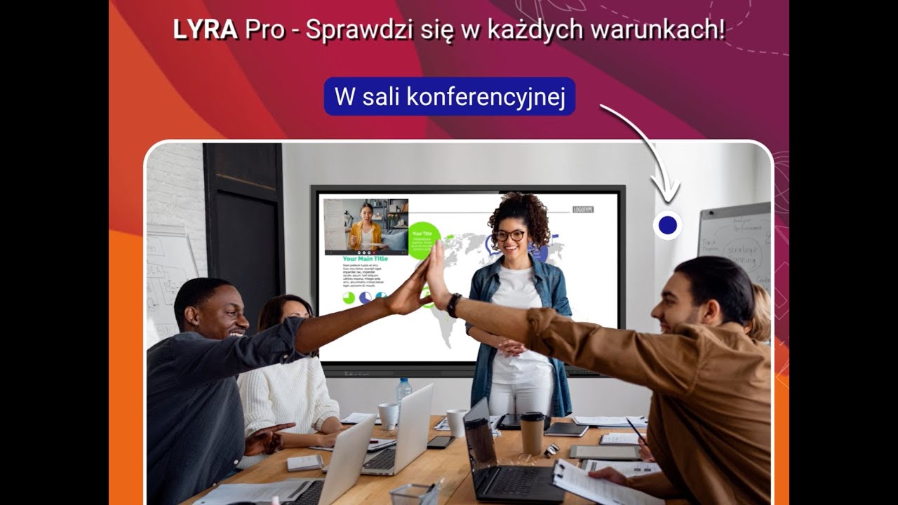 Monitor interaktywny Newline Lyra Pro do sali konferencyjnej