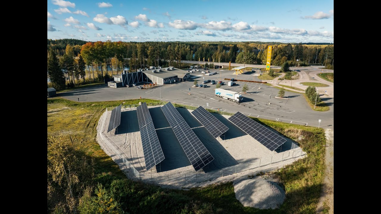 ABC Joutsa: Täällä tuotetaan aurinkosähköä