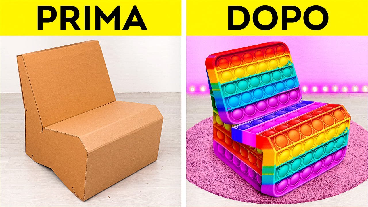 IDEE ECONOMICHE PER TRASFORMARE UNA STANZA || Trucchi per riparare le cose