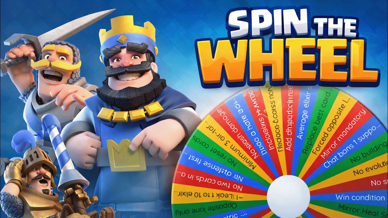 EVERY LOSS = SPIN THE WHEEL 😭 | Clash Royale Live