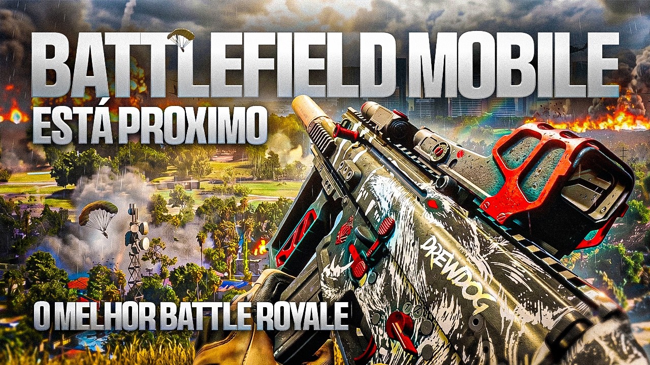 BATTLEFIELD MOBILE COM BATTLE ROYALE INCRIVEL! EST&Aacute; CADA VEZ MAIS PROXIMO🔥🔥🔥