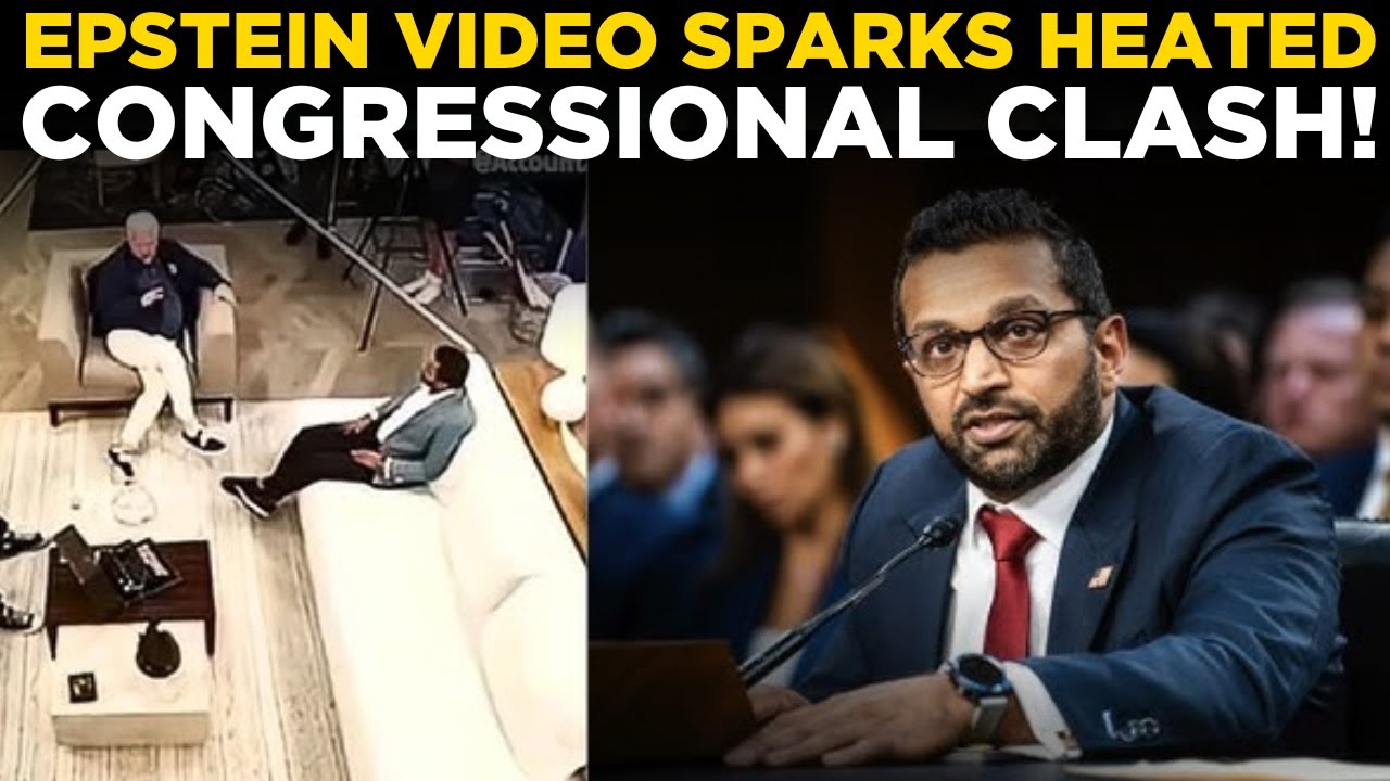 US NEWS LIVE | Kash Patel’s Epstein Video Sparks Explosive Outburst in Congressional Hearing