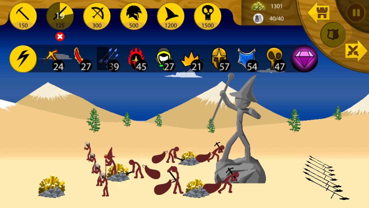 Stick war legacy lava swordwarth vs magikill