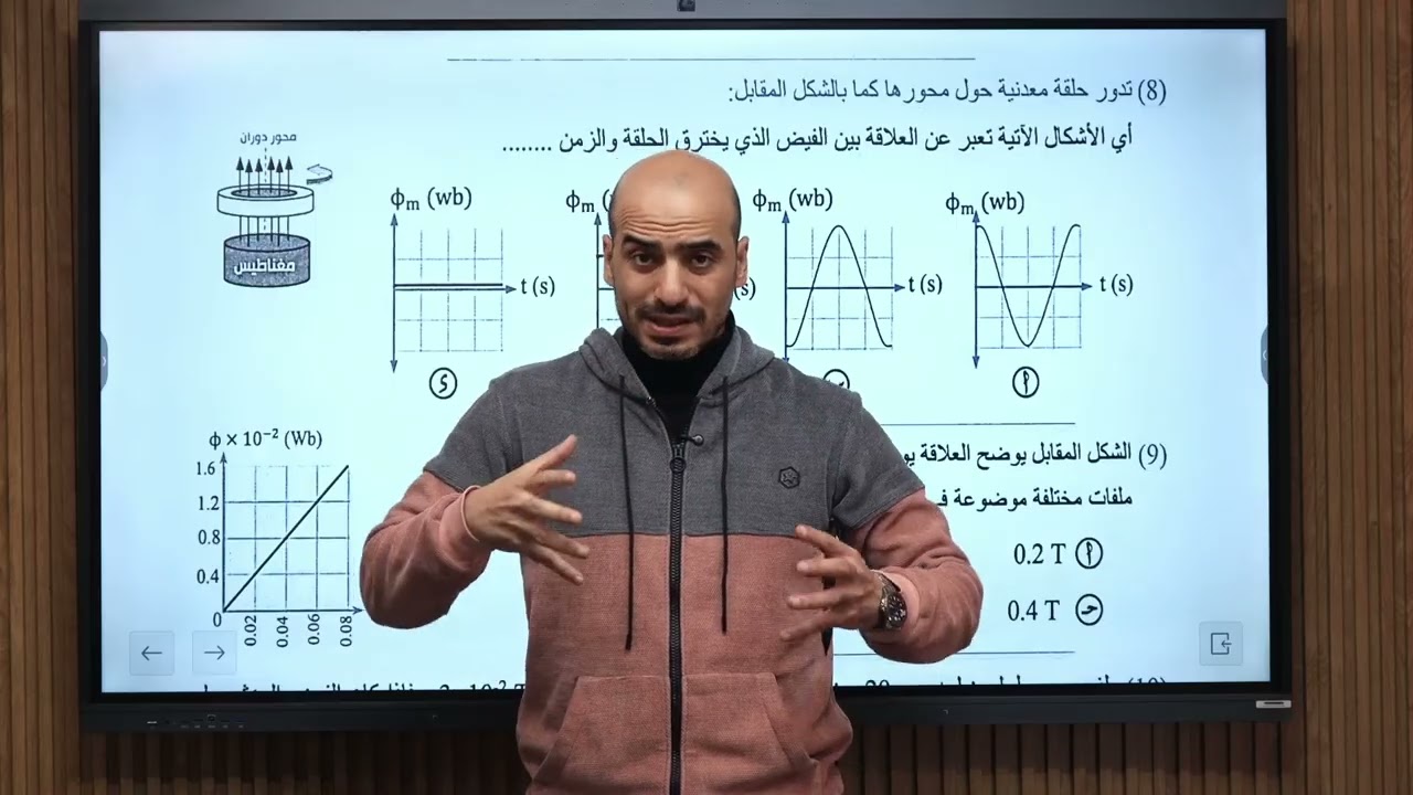الجزء الاول| من واجب الفصل الثاني |فيزيا تالتة ثانوي 