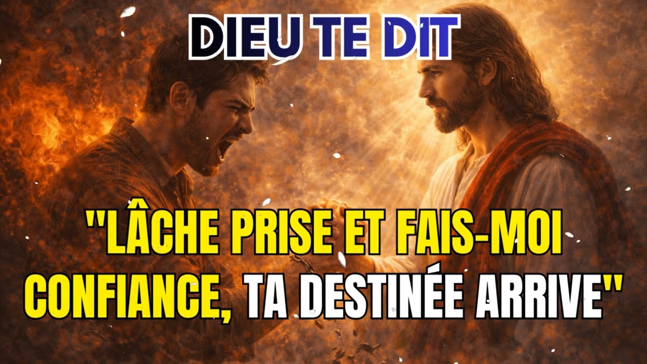 Dieu te dit - mon enfant… lâche prise et fais confiance, ce qui test destiné arrivera.