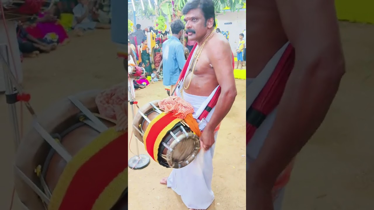 Melam Dance Performance #trendingshorts #love #shortsfeed #மேளம்  #thavil #nathaswaram #love @yalytv