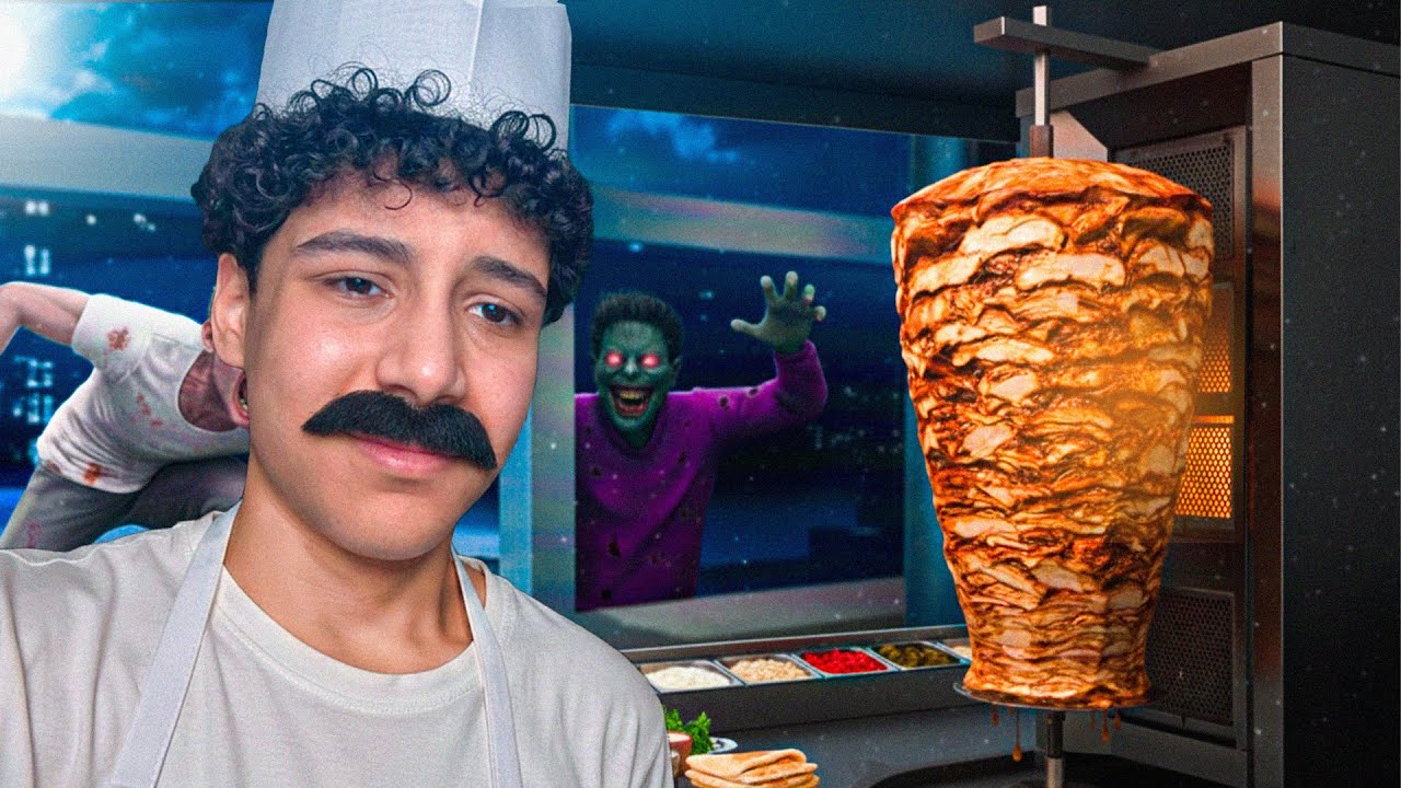 اشتغلت في محل شاورما للأشباح في روبلوكس 😧💀- Roblox