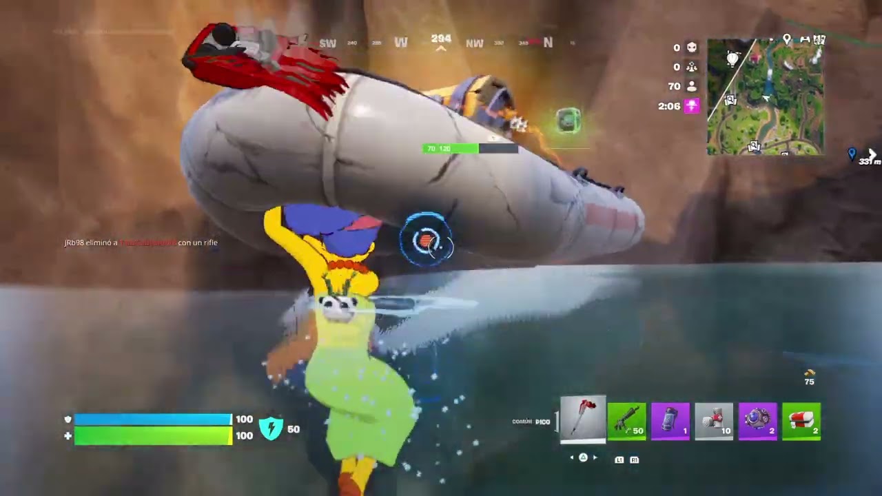 Jugado fornite parte     dos