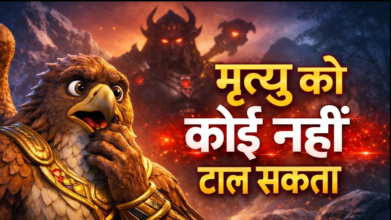 मृत्यु को कोई नहीं टाल सकता| एक चिड़िया और अटल मृत्यु|| @SoniaMehta-fx5cl #hindu #krishna #kahani 