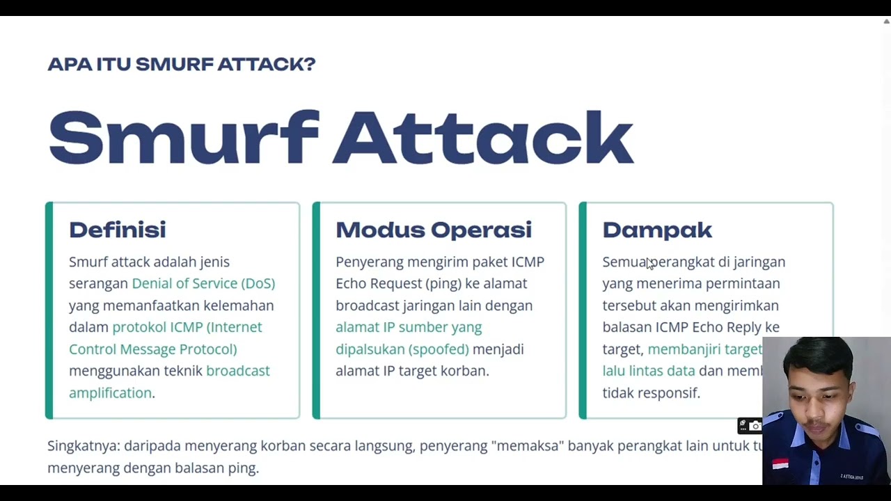 Presentasi Smurf Attack