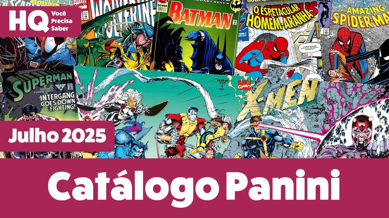 Clássicos no Catálogo da Panini | Julho de 2025