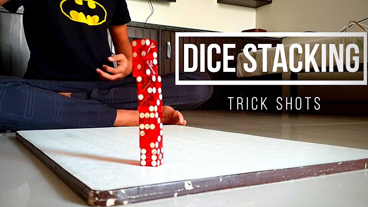 Dice Stacking Trick Shots COMPILATION!!!